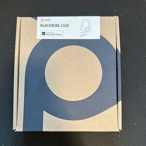 NIB Poly Blackwire 3320 Headset